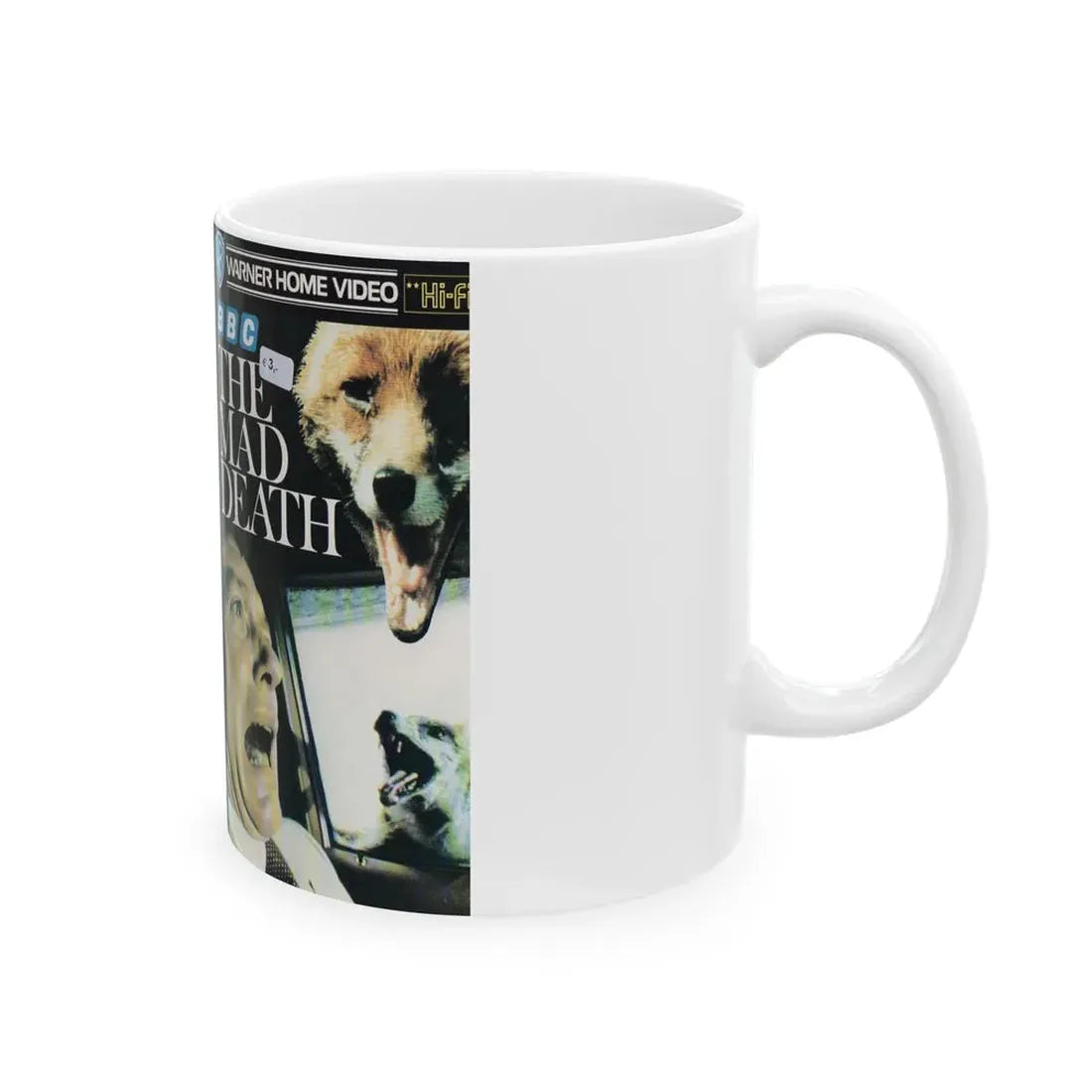 THE MAD DEATH (VHS COVER) - White Coffee Mug - Go Mug Yourself