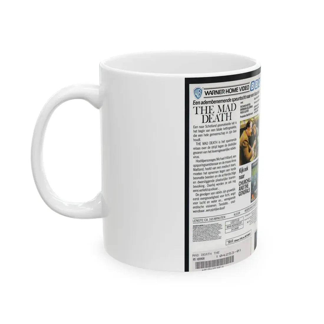 THE MAD DEATH (VHS COVER) - White Coffee Mug - Go Mug Yourself