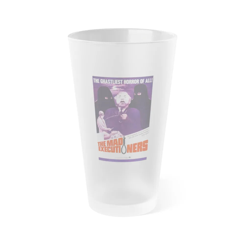 THE MAD EXECUTIONERS 1963 Movie Poster - Frosted Pint Glass 16oz-Go Mug Yourself