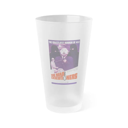 THE MAD EXECUTIONERS 1963 Movie Poster - Frosted Pint Glass 16oz-Go Mug Yourself