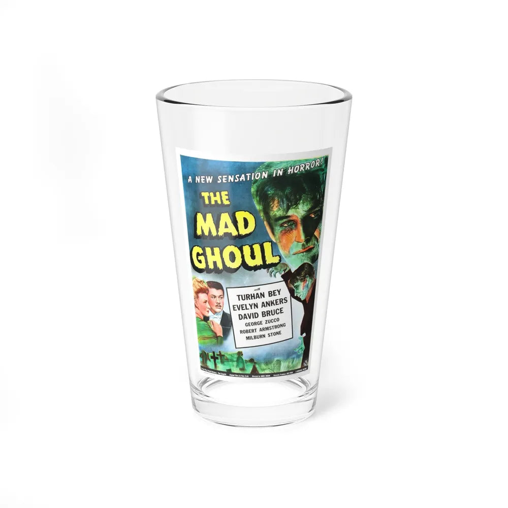 THE MAD GHOUL 1943 Movie Poster - Pint Glass 16oz-16oz-Go Mug Yourself