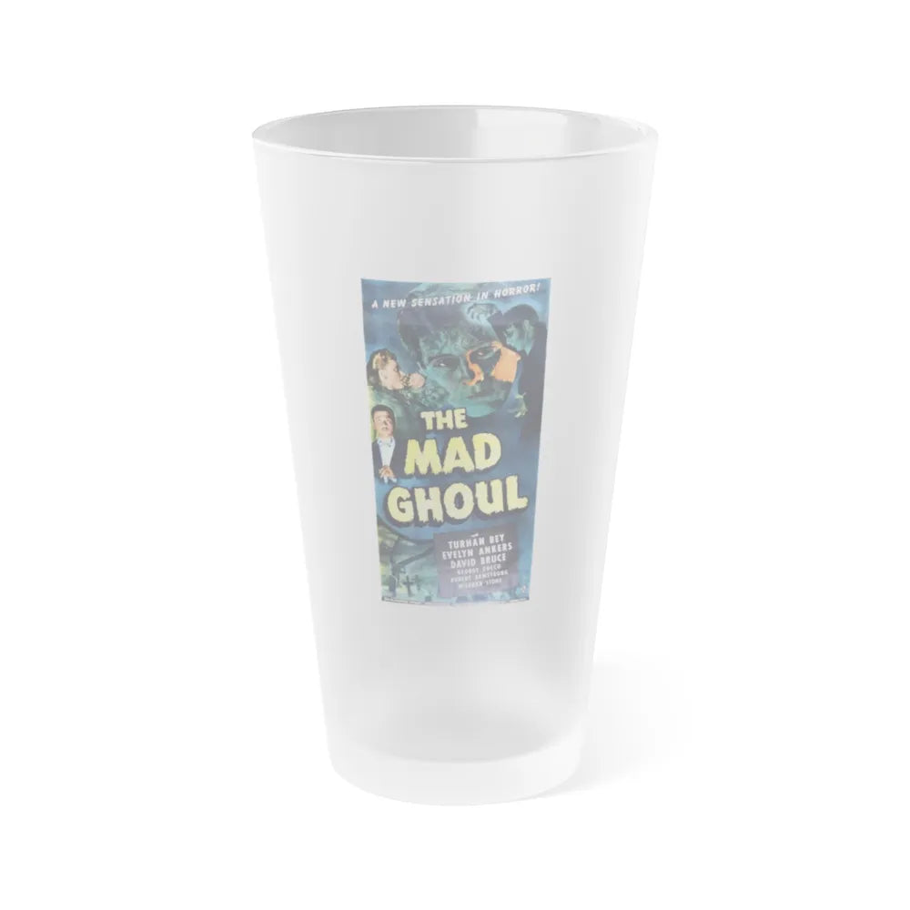 THE MAD GHOUL (2) 1943 Movie Poster - Frosted Pint Glass 16oz-Go Mug Yourself