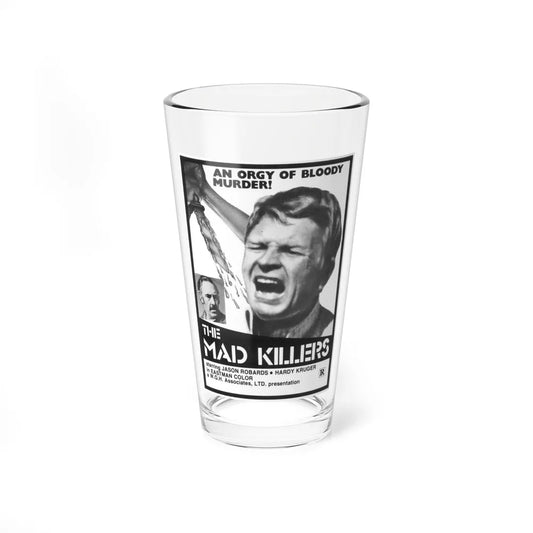 THE MAD KILLERS 1969 Movie Poster - Pint Glass 16oz-16oz-Go Mug Yourself