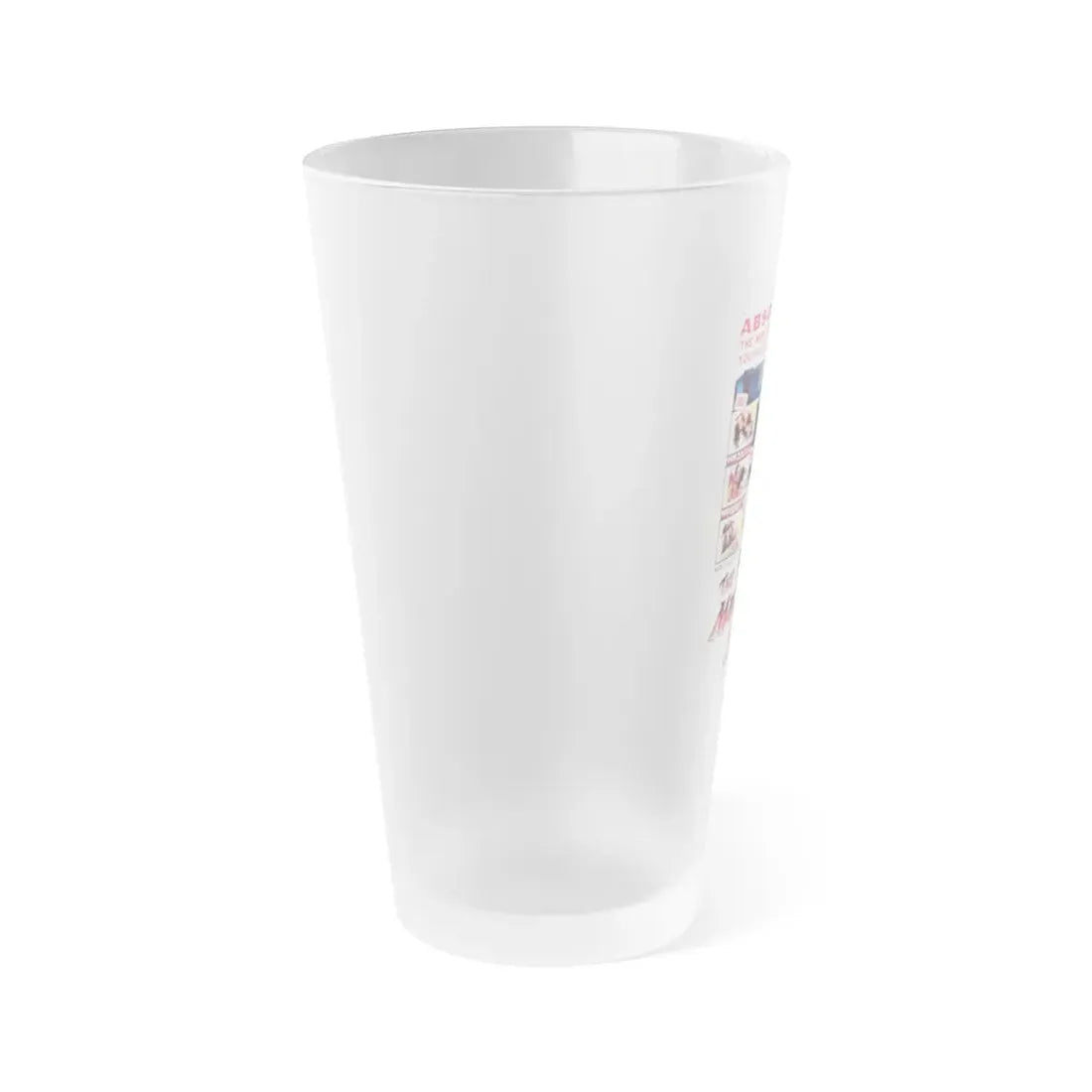 THE MAD MAGICIAN 1954 Movie Poster - Frosted Pint Glass 16oz - Go Mug Yourself