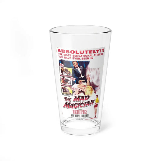 THE MAD MAGICIAN 1954 Movie Poster - Pint Glass 16oz-16oz-Go Mug Yourself