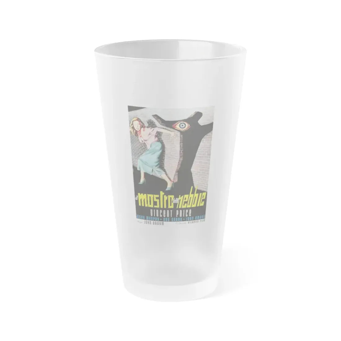 THE MAD MAGICIAN (ITALIAN) 1954 Movie Poster - Frosted Pint Glass 16oz Default Title - Go Mug Yourself