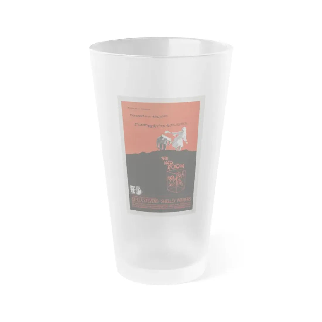 THE MAD ROOM 1969 Movie Poster - Frosted Pint Glass 16oz Default Title - Go Mug Yourself