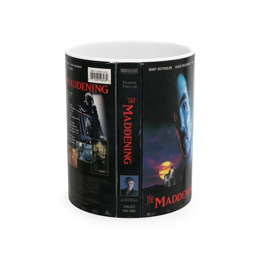 THE MADDENING (VHS COVER) - White Coffee Mug 11oz - Go Mug Yourself