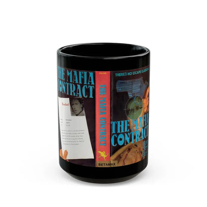 THE MAFIA CONTRACT (VHS COVER) - Black Coffee Mug 15oz - Go Mug Yourself