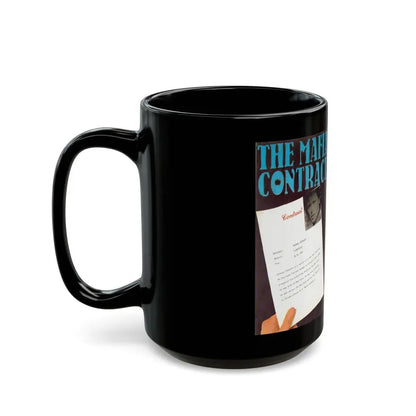 THE MAFIA CONTRACT (VHS COVER) - Black Coffee Mug - Go Mug Yourself