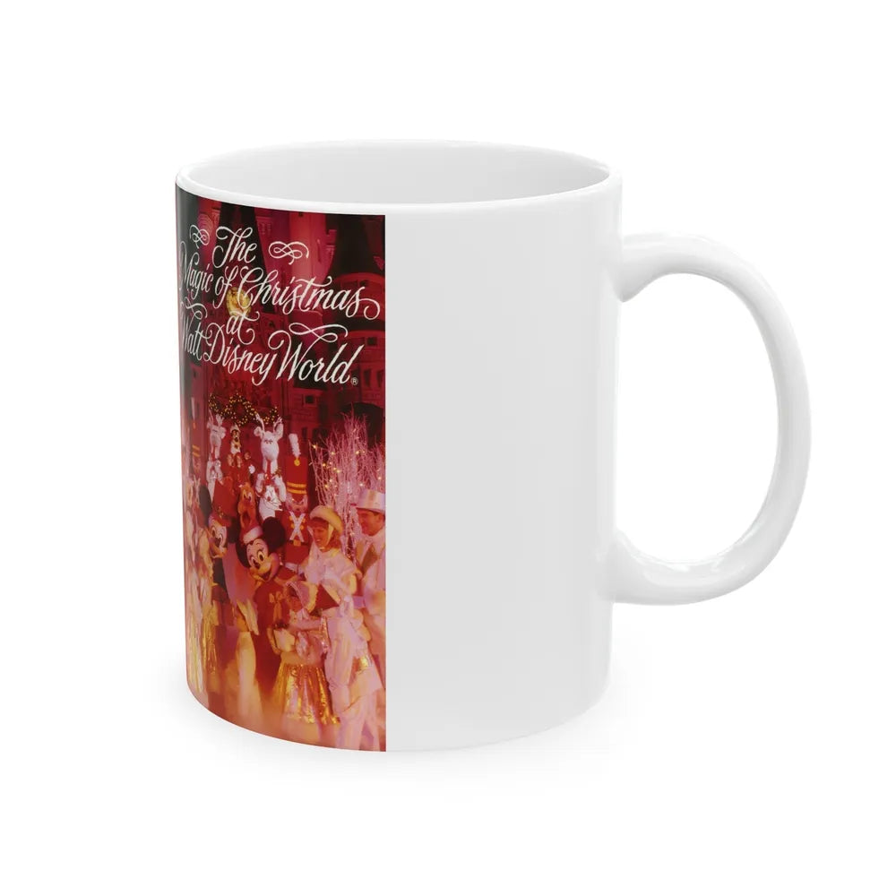 THE MAGIC OF CHRISTMAS AT WALT DISNEY WORLD (VHS COVER) - White Coffee Mug-Go Mug Yourself