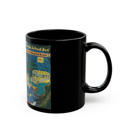 THE MAGIC SCHOOL BUS INSIDE THE HAUNTED HOUSE (VHS COVER) - Black Coffee Mug-Go Mug Yourself