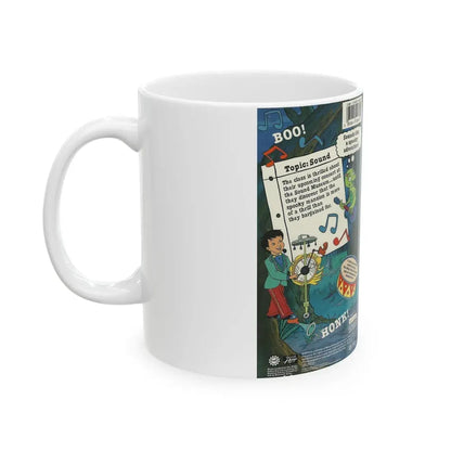 THE MAGIC SCHOOL BUS INSIDE THE HAUNTED HOUSE (VHS COVER) - White Coffee Mug - Go Mug Yourself