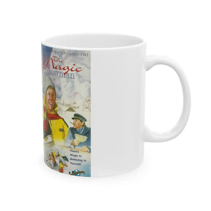 THE MAGIC SNOWMAN (VHS COVER) - White Coffee Mug - Go Mug Yourself