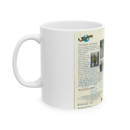 THE MAGIC SNOWMAN (VHS COVER) - White Coffee Mug - Go Mug Yourself