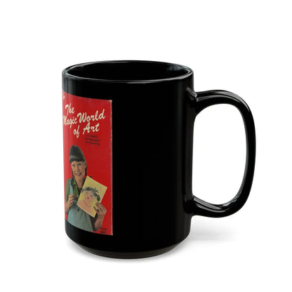 THE MAGIC WORLD OF ART (VHS COVER) - Black Coffee Mug-Go Mug Yourself