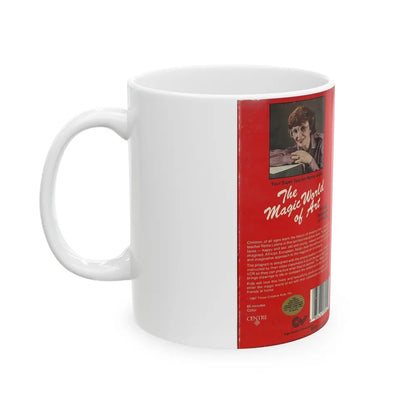 THE MAGIC WORLD OF ART (VHS COVER) - White Coffee Mug-Go Mug Yourself