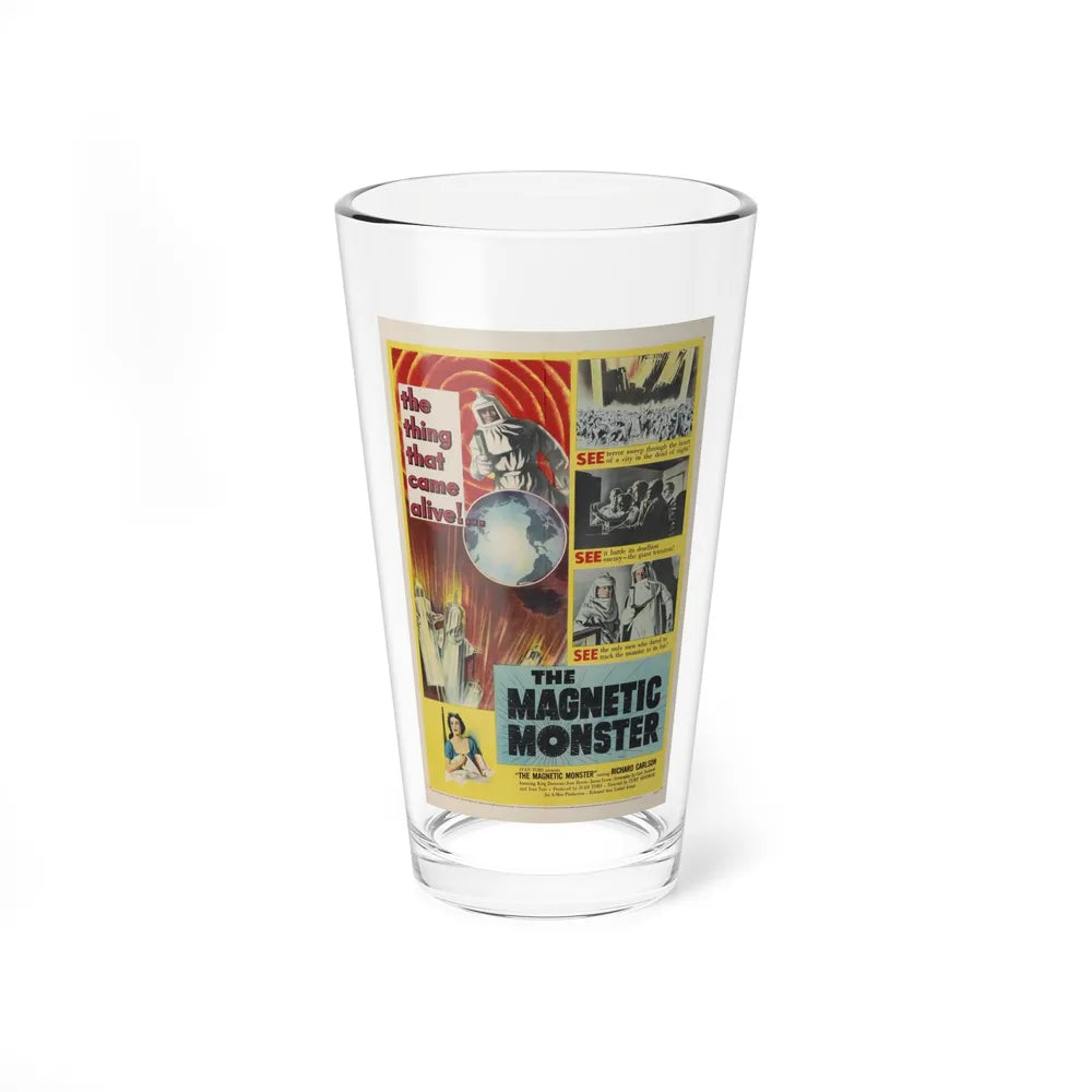 THE MAGNETIC MONSTER 1953 Movie Poster - Pint Glass 16oz-16oz-Go Mug Yourself