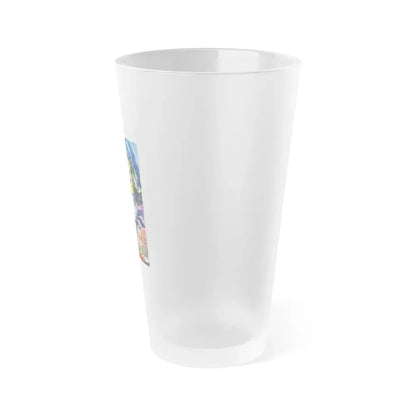 THE MAGNETIC MONSTER (BELGIAN) 1953 Movie Poster - Frosted Pint Glass 16oz - Go Mug Yourself
