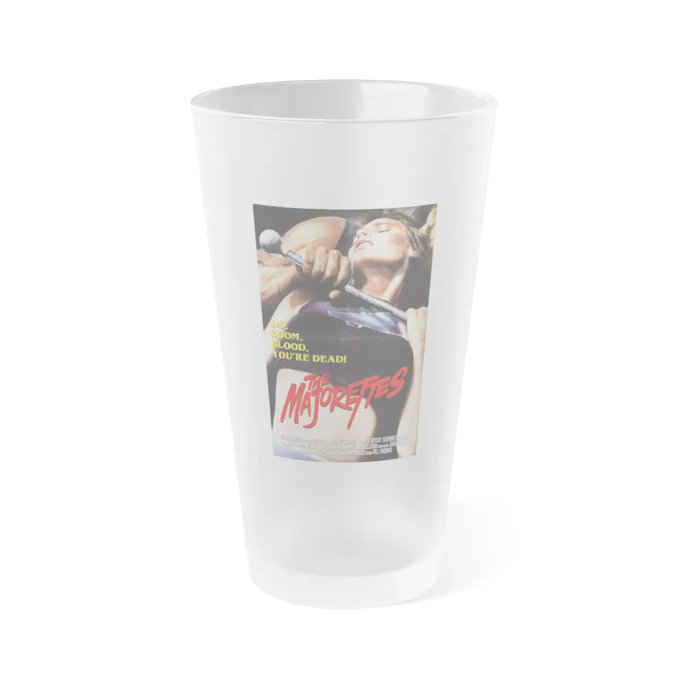 THE MAJORETTES 1986 Movie Poster - Frosted Pint Glass 16oz-Go Mug Yourself