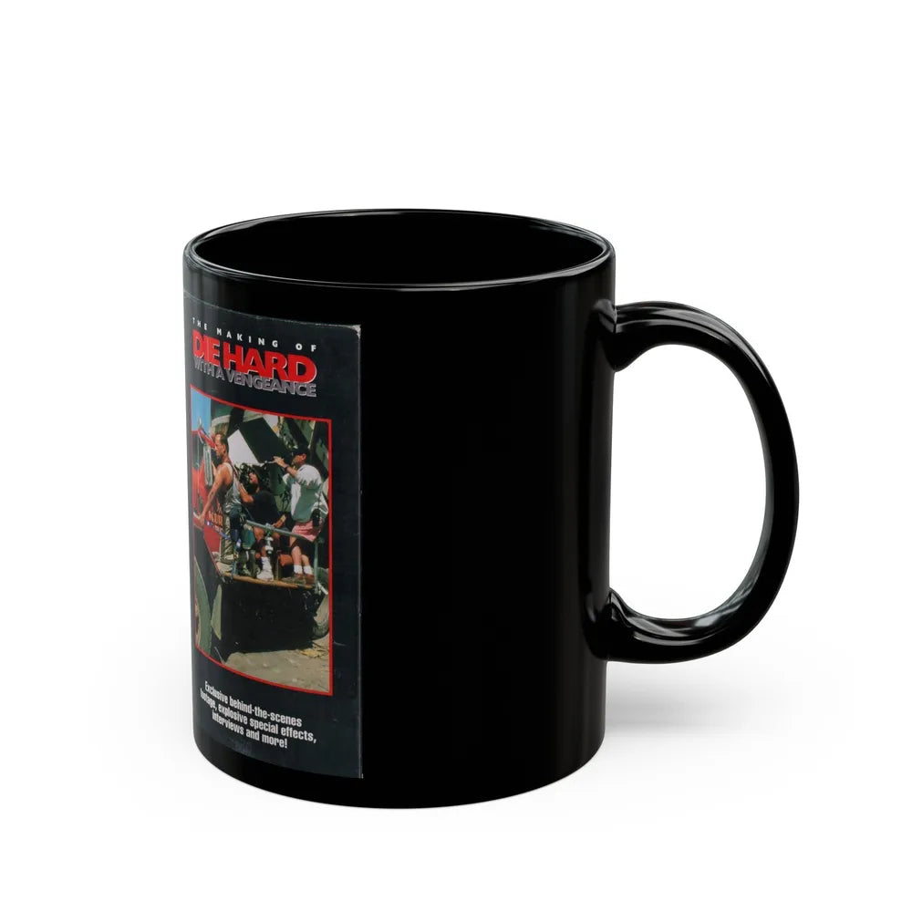 THE MAKING OF DIE HARD WITH A VENGEANCE (VHS COVER) - Black Coffee Mug-Go Mug Yourself