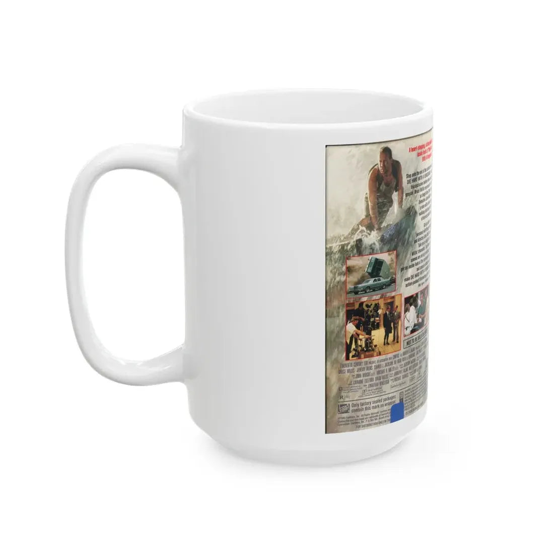 THE MAKING OF DIE HARD WITH A VENGEANCE (VHS COVER) - White Coffee Mug - Go Mug Yourself