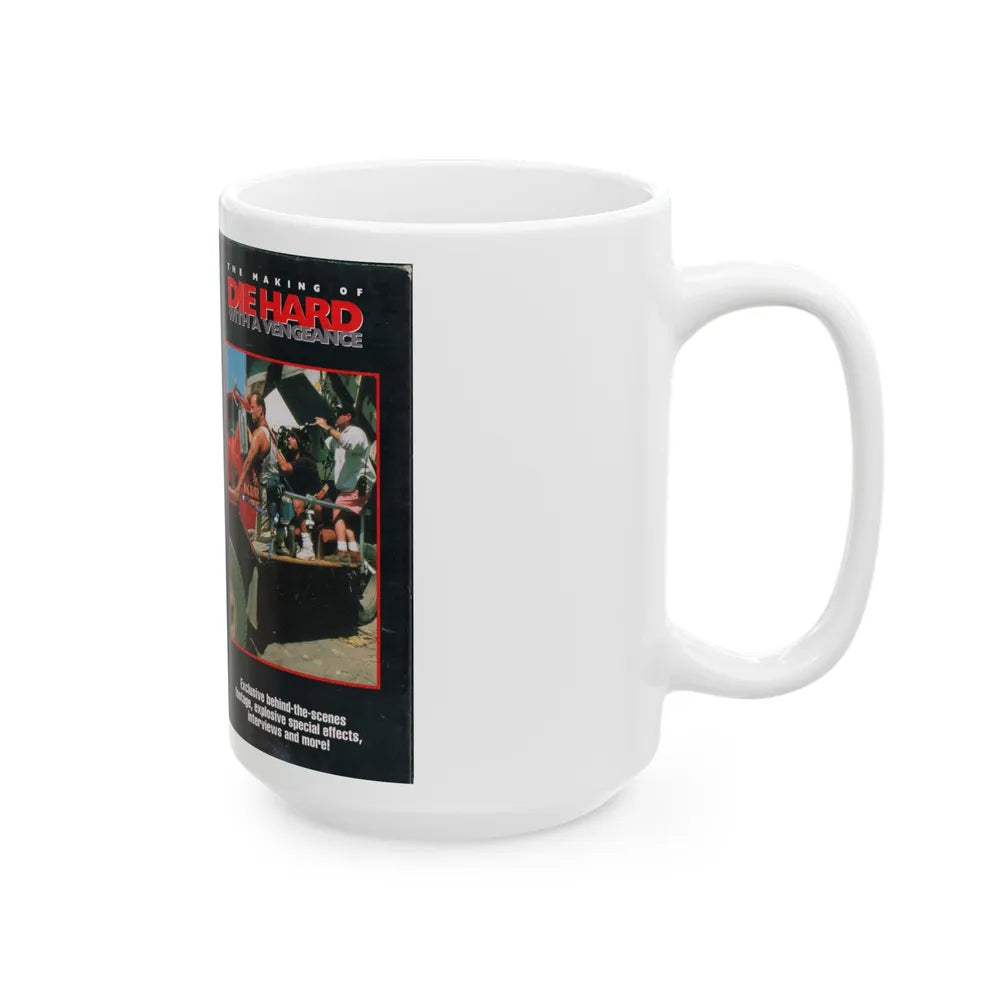 THE MAKING OF DIE HARD WITH A VENGEANCE (VHS COVER) - White Coffee Mug-Go Mug Yourself