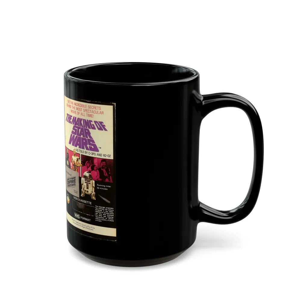 THE MAKING OF STAR WARS (VHS COVER) - Black Coffee Mug-Go Mug Yourself