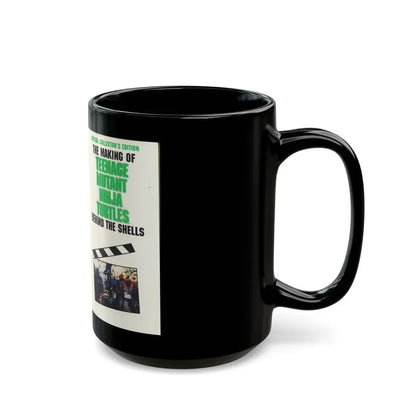 THE MAKING OF TEENAGE MUTANT NINJA TURTLES BEHIND THE SCENES (VHS COVER) - Black Coffee Mug - Go Mug Yourself