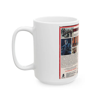 THE MAKING OF TERMINATOR 2 JUDGMENT DAY (VHS COVER) - White Coffee Mug-Go Mug Yourself