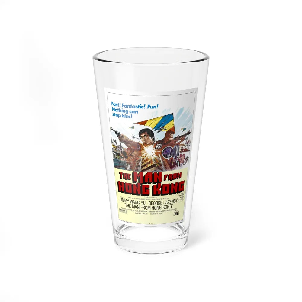 THE MAN FROM HONG KONG 1975 Movie Poster - Pint Glass 16oz-16oz-Go Mug Yourself