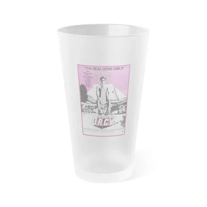 THE MAN FROM O.R.G.Y. 1970 Movie Poster - Frosted Pint Glass 16oz Default Title - Go Mug Yourself