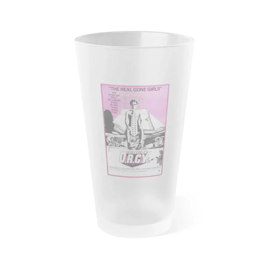 THE MAN FROM O.R.G.Y. 1970 Movie Poster - Frosted Pint Glass 16oz Default Title - Go Mug Yourself