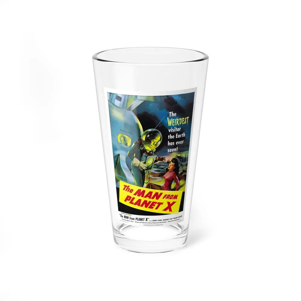 THE MAN FROM PLANET X 1951 Movie Poster - Pint Glass 16oz-16oz-Go Mug Yourself