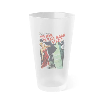 THE MAN IN HALF MOON STREET 1945 Movie Poster - Frosted Pint Glass 16oz Default Title - Go Mug Yourself
