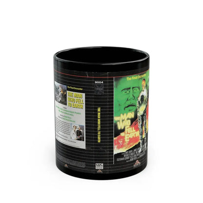 THE MAN WHO FELL TO EARTH (VHS COVER) - Black Coffee Mug 11oz - Go Mug Yourself