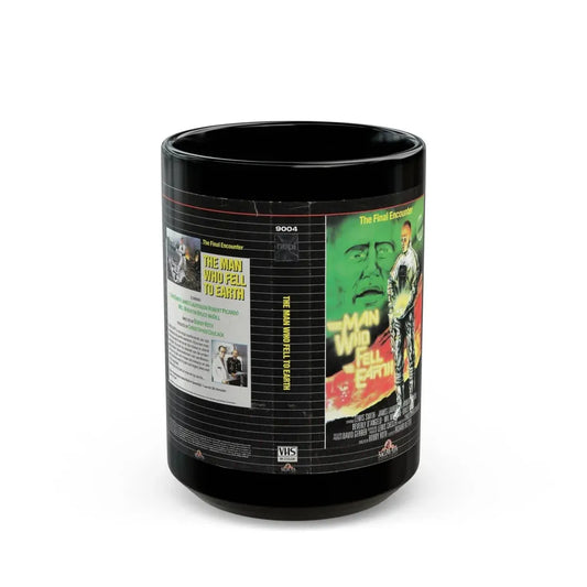 THE MAN WHO FELL TO EARTH (VHS COVER) - Black Coffee Mug 15oz - Go Mug Yourself