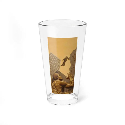 The Man Who Fell Up Doc Savage Cover - Pint Glass 16oz 16oz - Go Mug Yourself