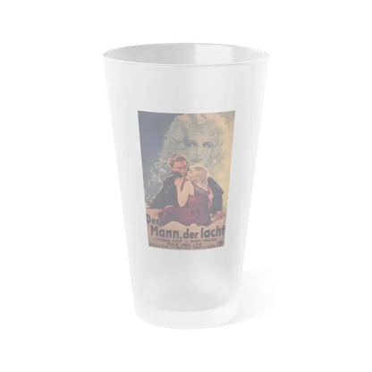 THE MAN WHO LAUGHS 1928 Movie Poster - Frosted Pint Glass 16oz Default Title - Go Mug Yourself