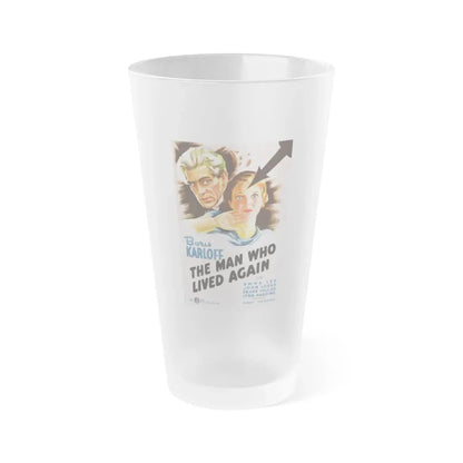 THE MAN WHO LIVED AGAIN 1936 Movie Poster - Frosted Pint Glass 16oz Default Title - Go Mug Yourself