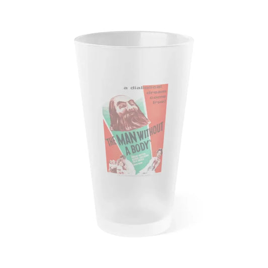 THE MAN WITHOUT A BODY 1957 Movie Poster - Frosted Pint Glass 16oz 16oz Frosted - Go Mug Yourself