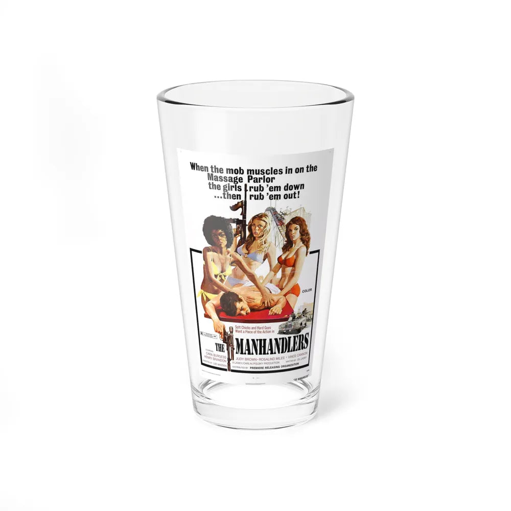 THE MANHANDLERS 1974 Movie Poster - Pint Glass 16oz-16oz-Go Mug Yourself