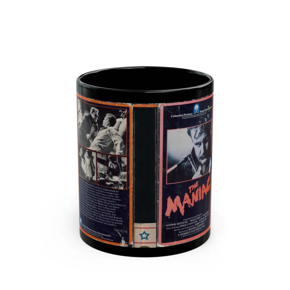 THE MANIAC (VHS COVER) - Black Coffee Mug-11oz-Go Mug Yourself