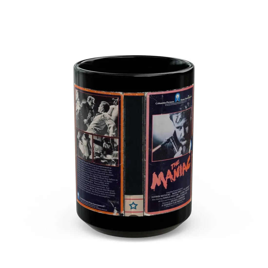 THE MANIAC (VHS COVER) - Black Coffee Mug 15oz - Go Mug Yourself