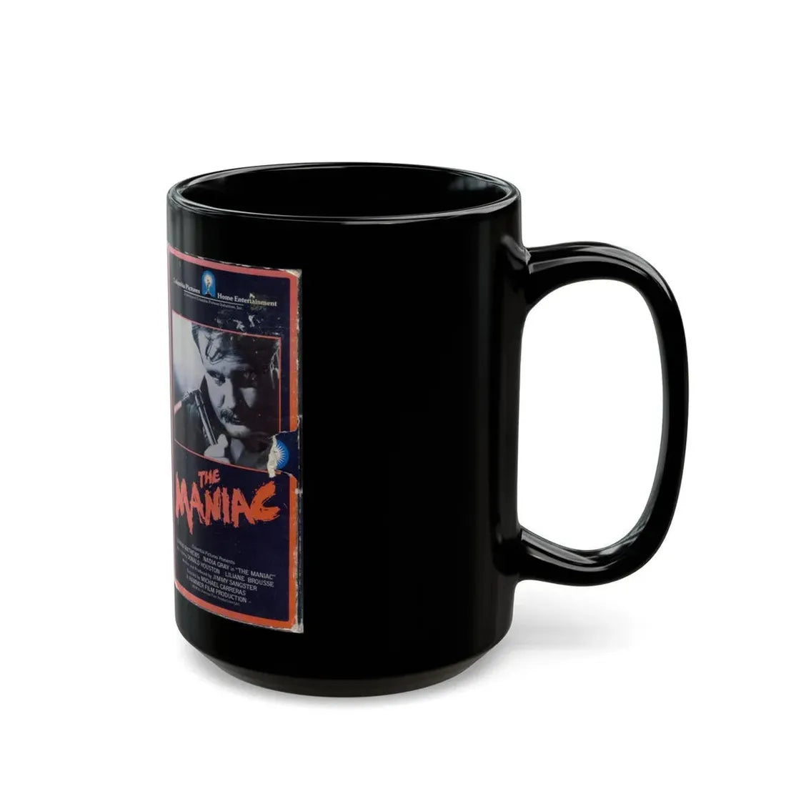 THE MANIAC (VHS COVER) - Black Coffee Mug - Go Mug Yourself