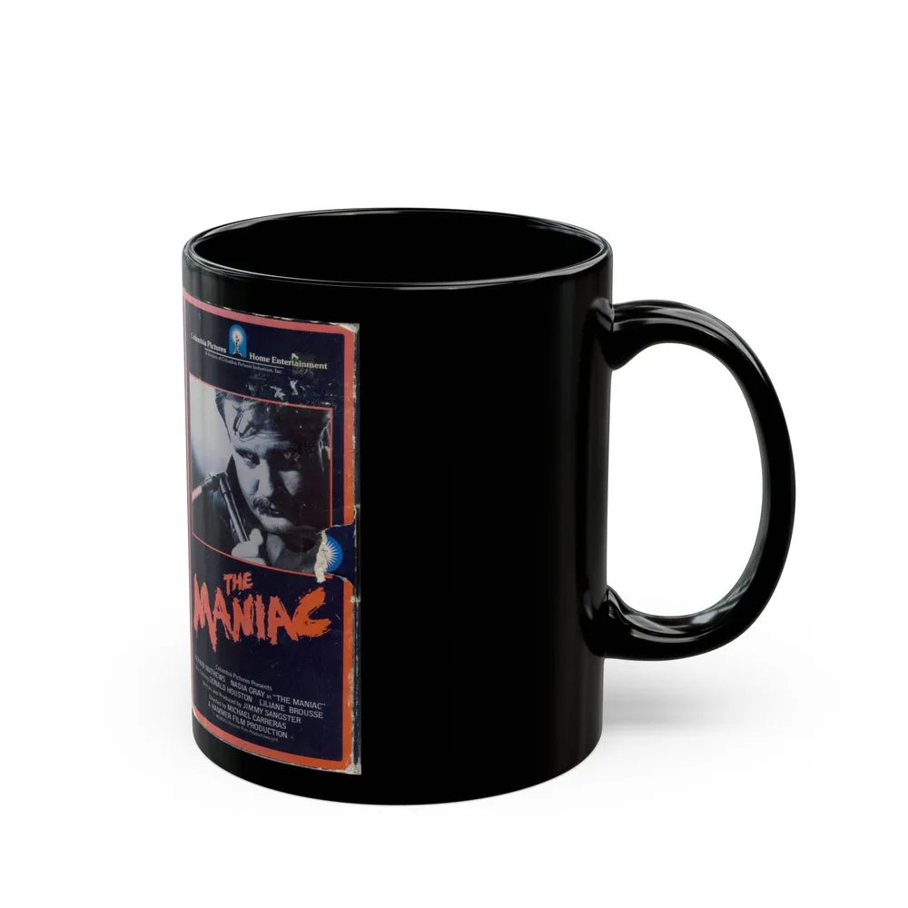 THE MANIAC (VHS COVER) - Black Coffee Mug-Go Mug Yourself