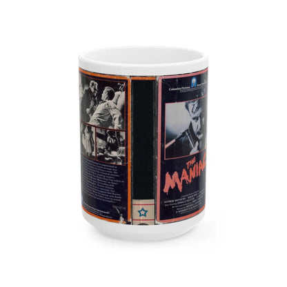 THE MANIAC (VHS COVER) - White Coffee Mug-15oz-Go Mug Yourself