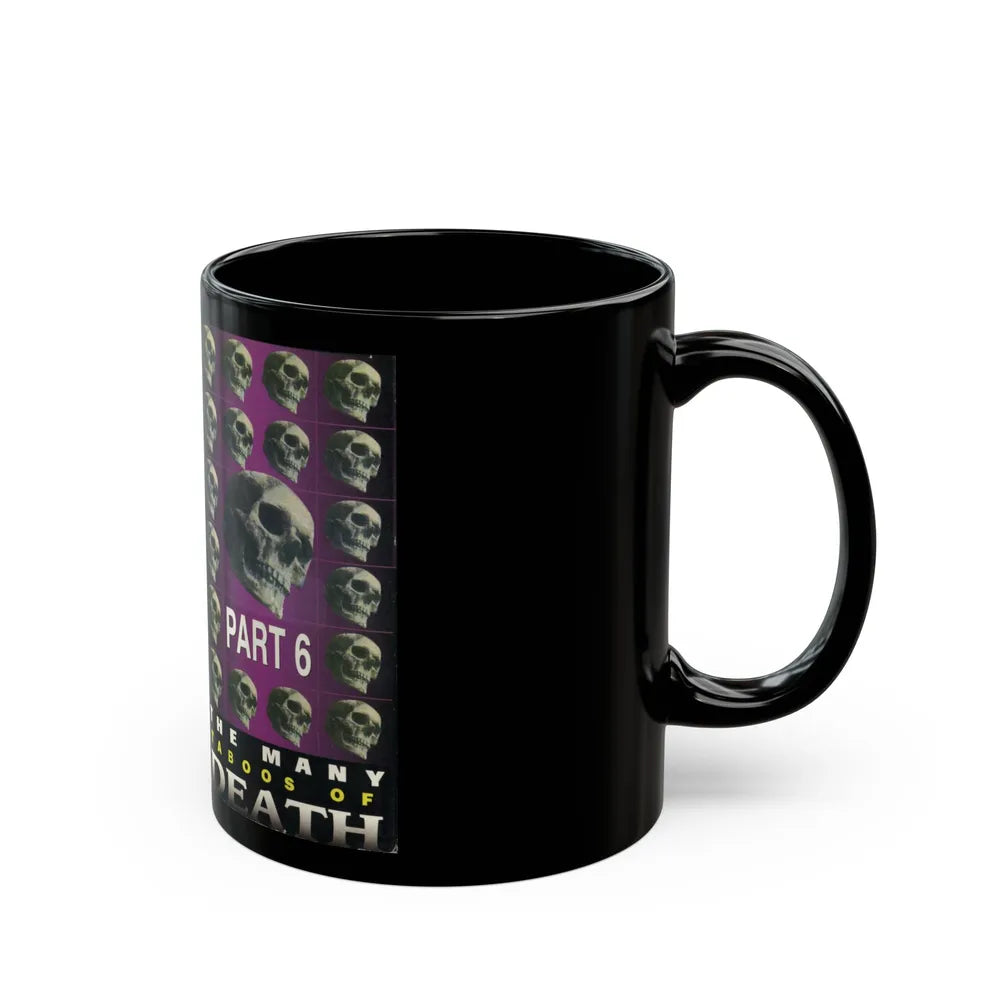 THE MANY TABOOS OF DEATH PART 6 (VHS COVER) - Black Coffee Mug-Go Mug Yourself