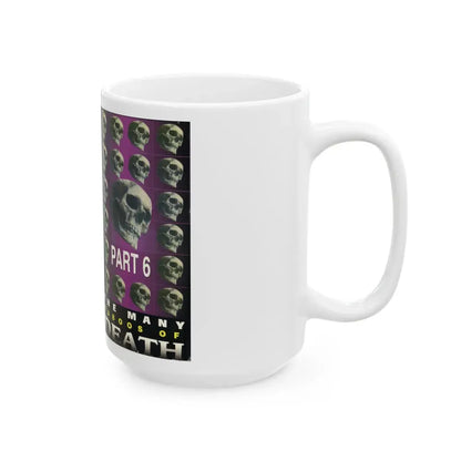 THE MANY TABOOS OF DEATH PART 6 (VHS COVER) - White Coffee Mug - Go Mug Yourself