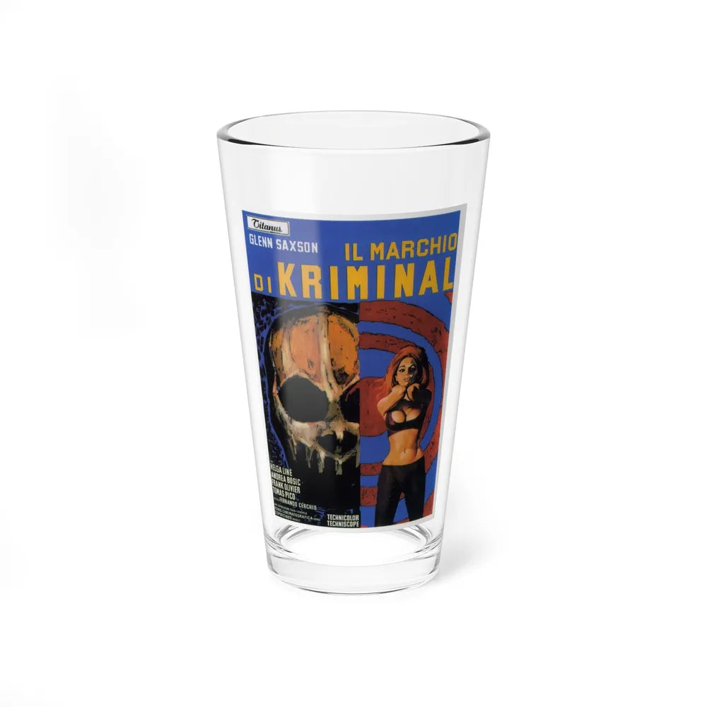 THE MARK OF KRIMINAL 1968 Movie Poster - Pint Glass 16oz-16oz-Go Mug Yourself